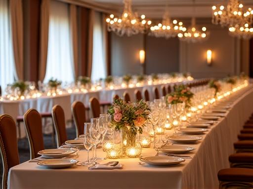 イベント会場のセッティング風景